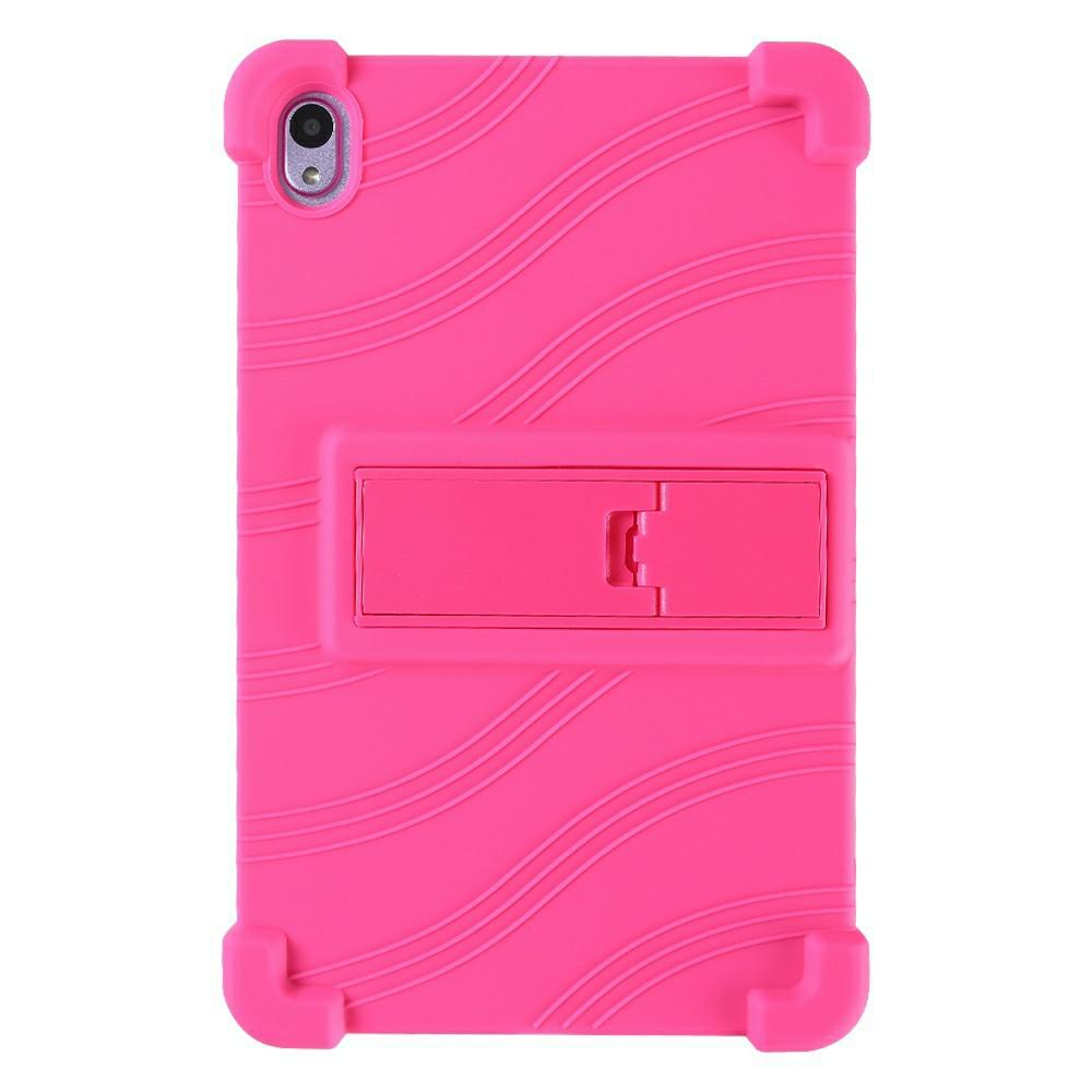 For Walmart Onn 8 inch (2024) Silicone Case with Kickstand Rugged Protective Cover