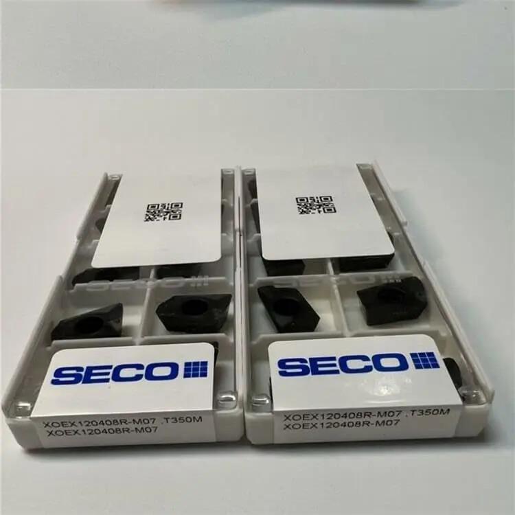 Seco / XOMX120408TR-M07,T350M /Original Genuine CNC Alloy Blade 10 PCS