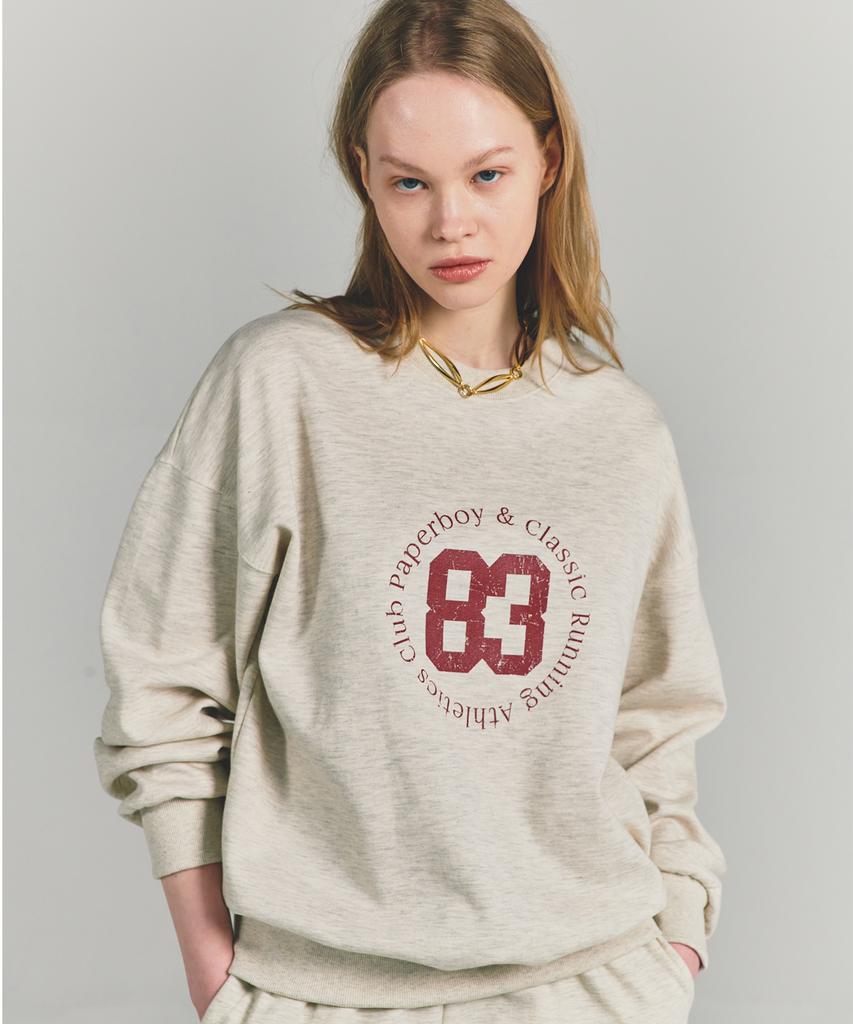 PAPERBOY Beginning 83 Sweatshirt - Oatmeal