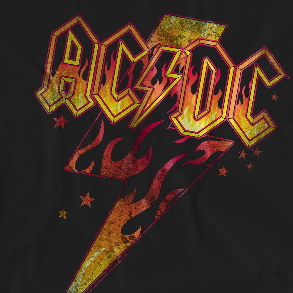 AC/DC Unisex Adult Fire Bolt T-Shirt