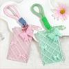 Cute Bow Bus ID Card Protective Cover Cases Student Keyring Card Campus Accessories Door Credit Card Holder Bag Set Key Chain