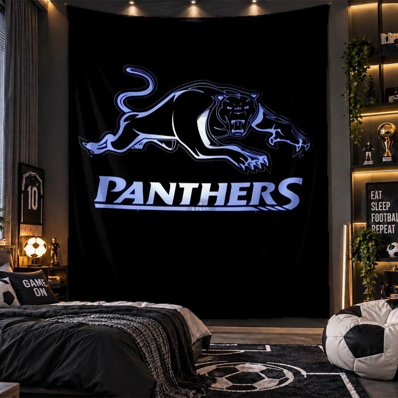 Arazzo da Appendere alla Parete Stampa Penrith Panthers Tessuto per Soggiorno Camera da Letto Decorazione per la Casa