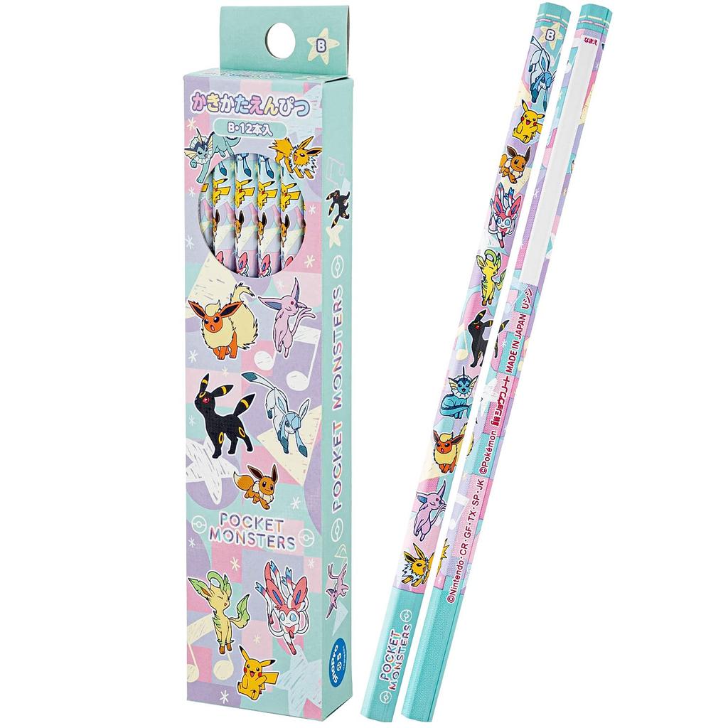 Showa Note Writing Pencil Pastel 302729005 Pokémon Pencil, B, Flake,