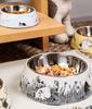Muurla Moomin Pet Food Bowl L Gray X 68mm MRA150003 Approx. 220mm