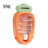 Convenient Puppy Water Bottle for Travel 450ml Pet Bottle, Carrot Shape with Adjustable Strap, Friendly Hydration Gear Portable Cup Cat Summer Outdoor