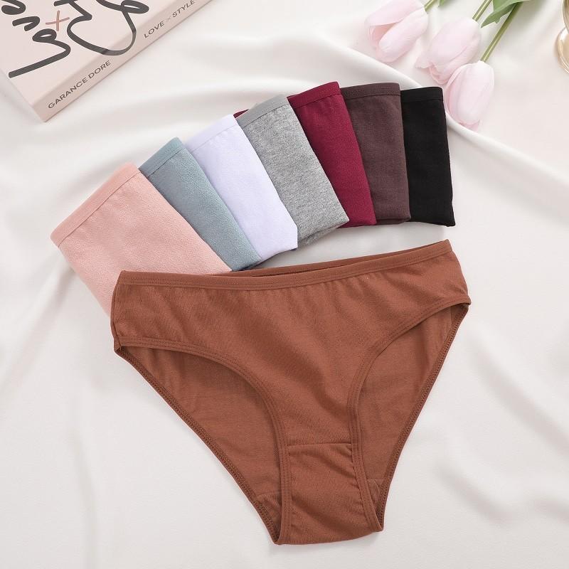 FINETOO Baumwoll-Slips Butt Lift Höschen für Frauen weiche Unterwäsche S-XL