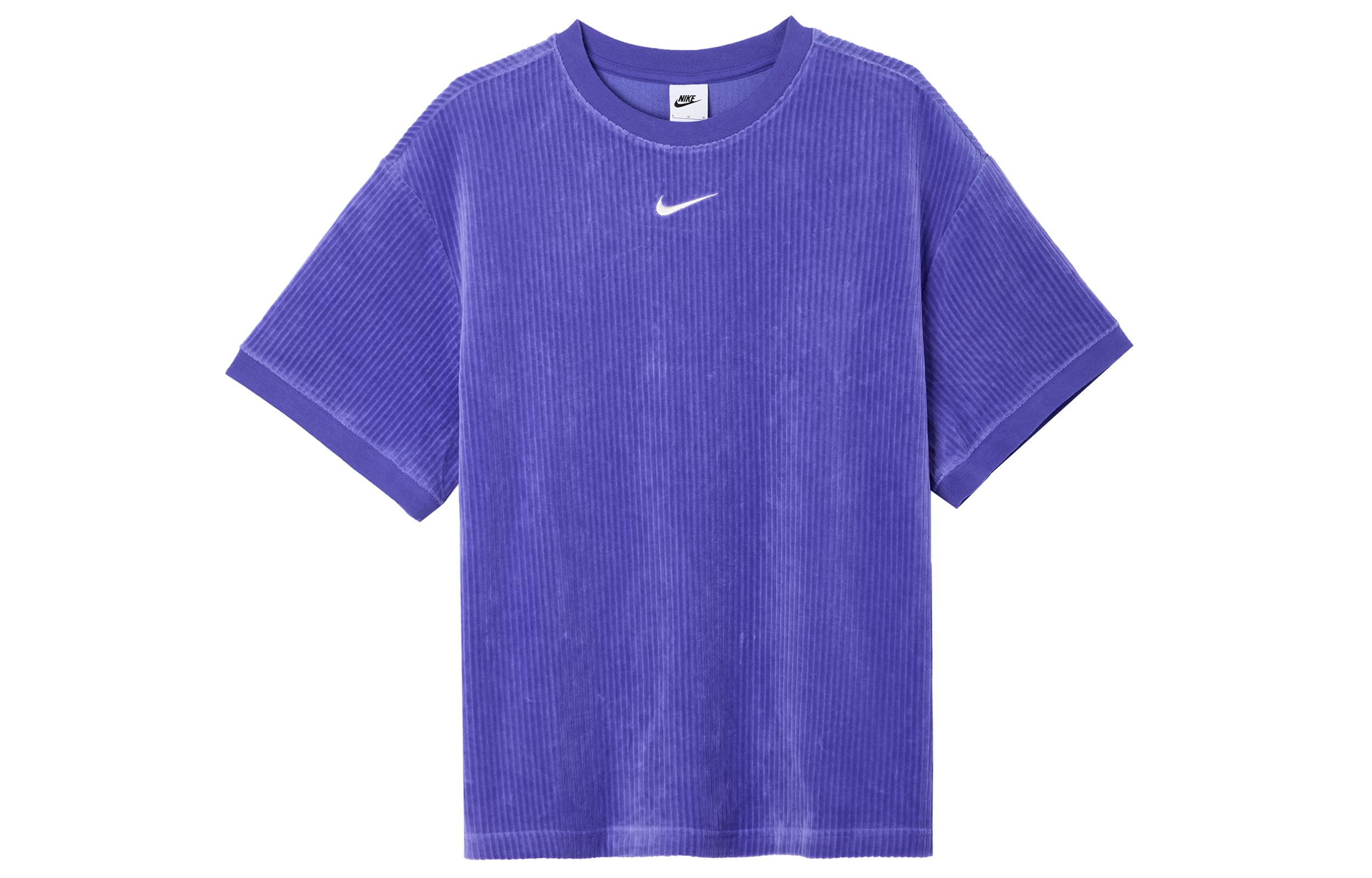 Nike Drop Shoulder Sleeve T Shirt Women s Blue DQ5946-430 XXL