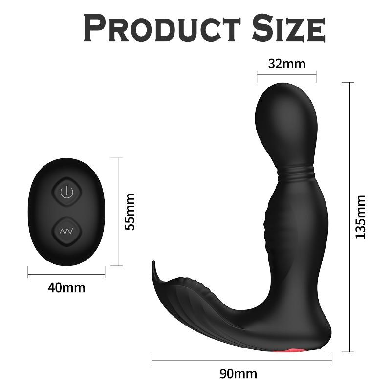 Batman Gouge Prostate Massager APP Remote Control Silicone Rear Anal Plug Male Masturbator