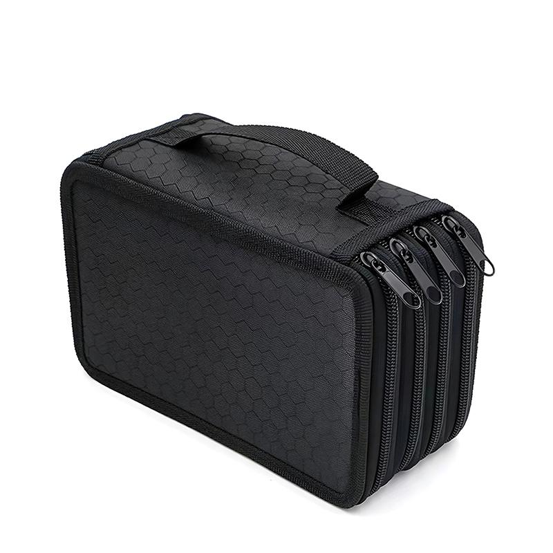 Large Capacity Nail Art Tool Bag Professional Nail Art Brush Case Portable Travel Bags Waterproof Manicure Storage Organizer чёрный