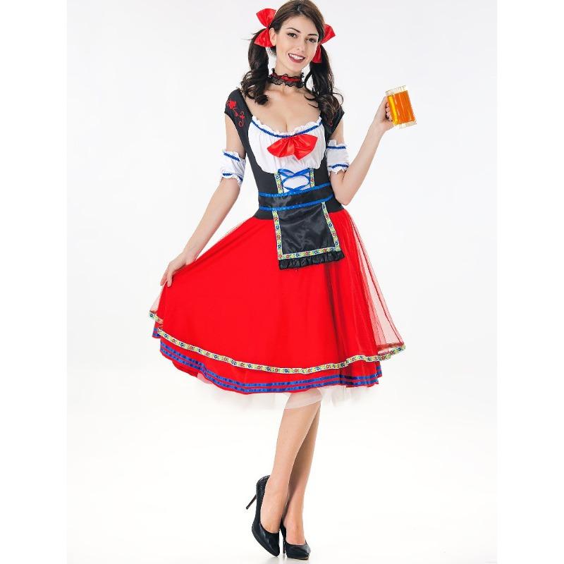 Halloween Sexy Oktoberfest Maid Costume, Uniform Cosplay Stage Costume Performance Costume