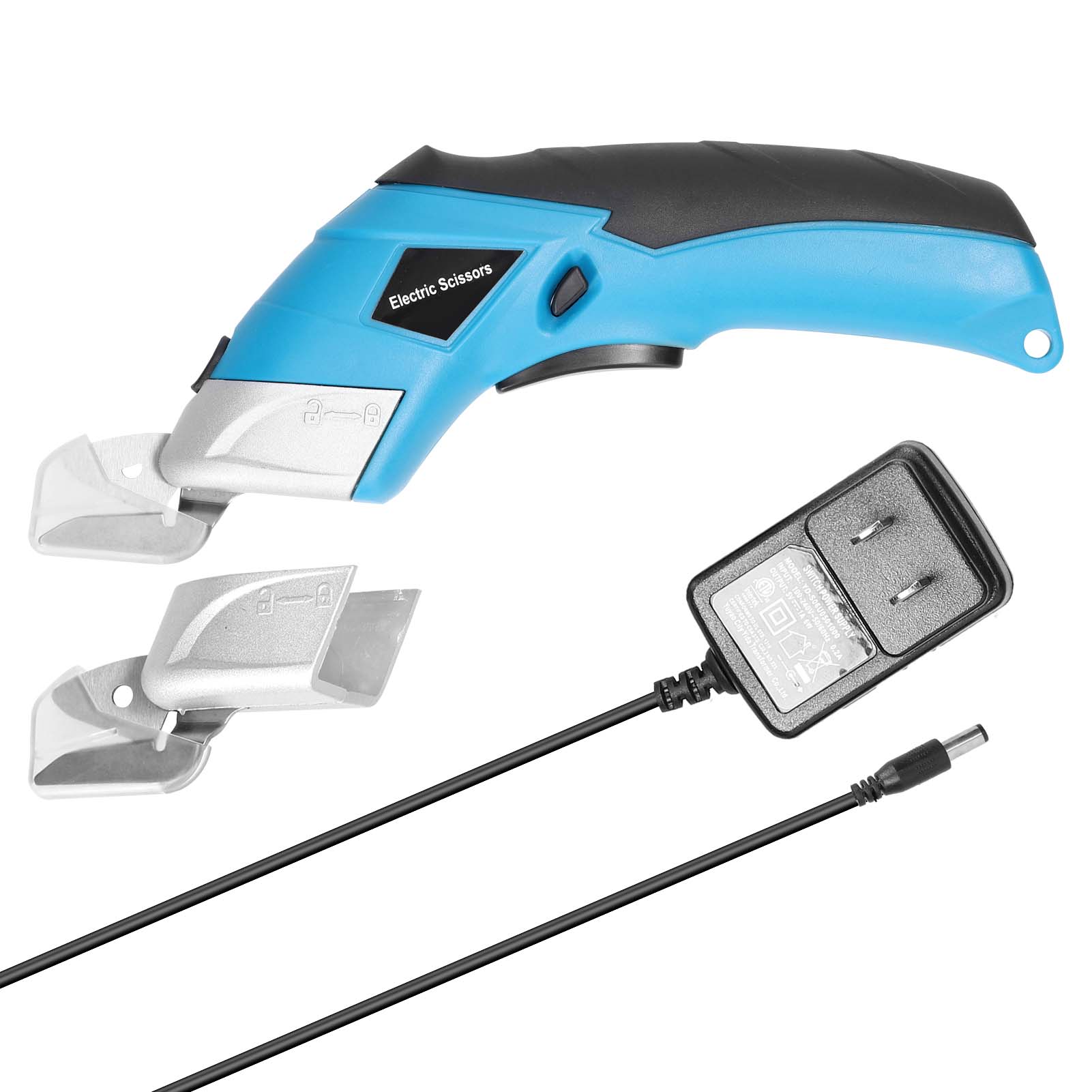 

Ручной электрический резак для ткани, щеточный мотор, портативный станок для резки ткани, губка, кожа, алюминий US Plug синий