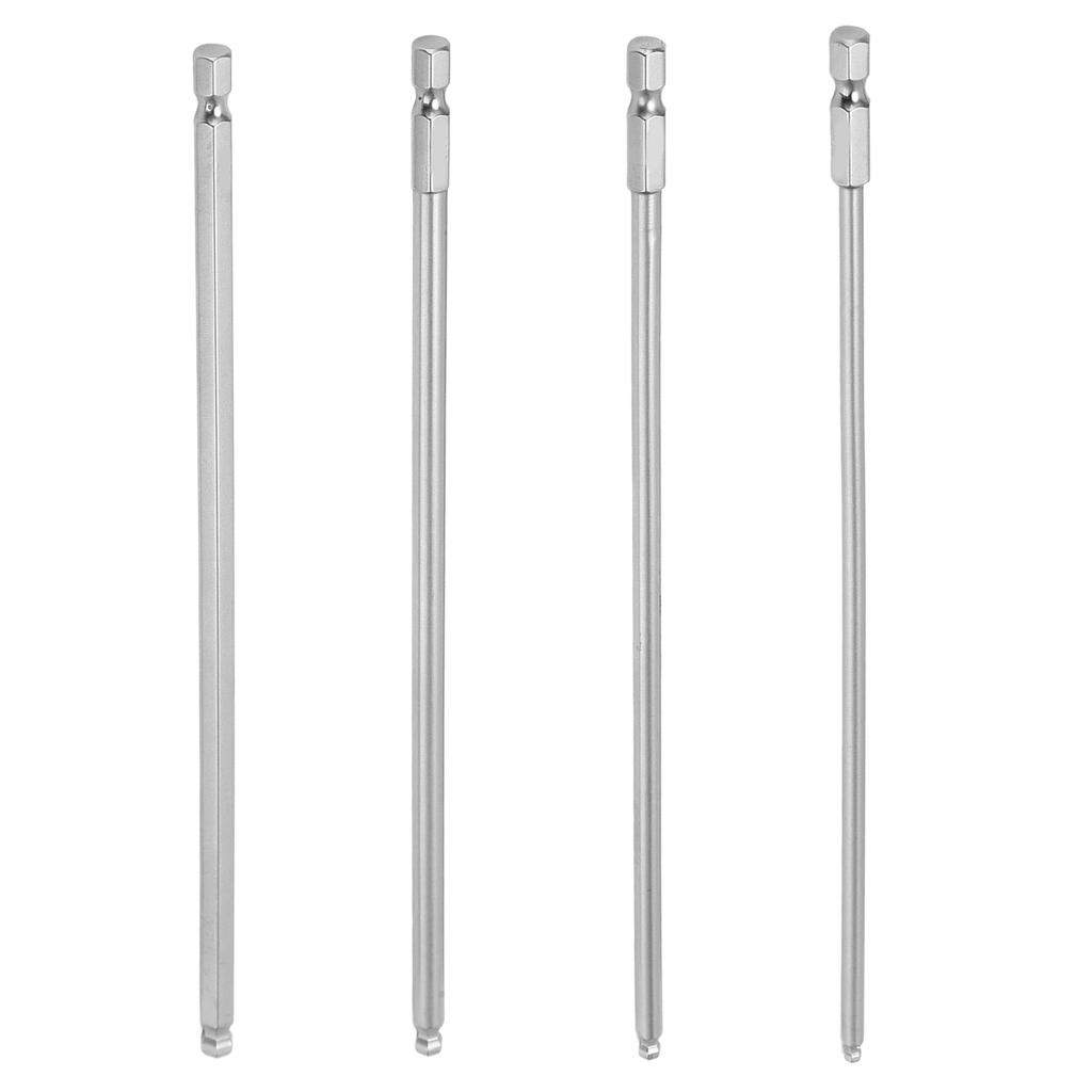 4pcs Hex Screwdriver Bit Set   Steel Magnetic     Head Hex Bits 1Celsius4 Inch Hex Shank