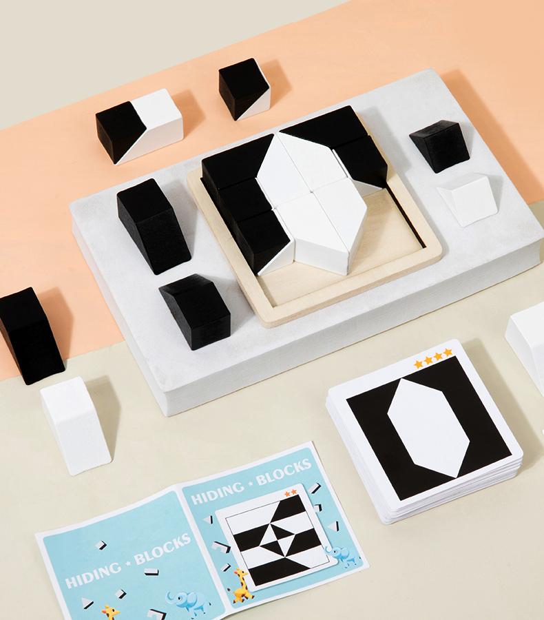 Puzzle Lemnos 3D Montessori Puzzle Forme Geometrice Blocuri de Construcție Copii Educativ Antrenament Gândire Logică Cadou Copii