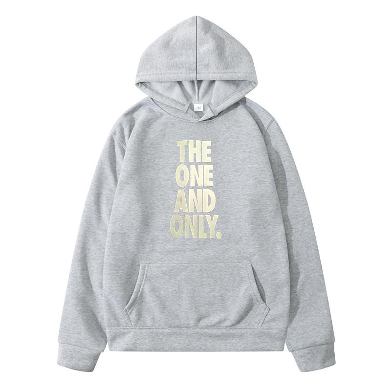 The One and Only Man Hoodie Men Men's Clothing Women's Sweat-shirt New In Hoodies & Sweatshirts Y2k Clothes Men's Winter Sweater