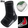 1Pcs Ankle Compression Sleeve for Women Men Ankle Brace with Silicone Gel  Toeless Compression Sock