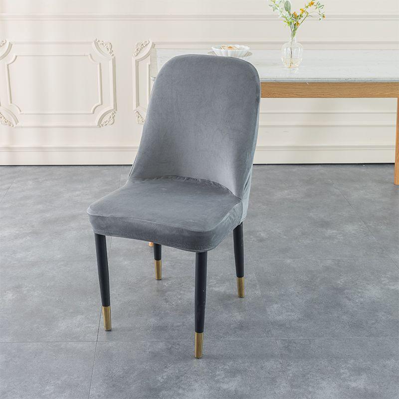 Thickened Chair Cover Elastic Arc Shape Dirt-resistant Dining Chair Cover Prevent Cat Scratches Easy To Remove and Wash Without Deformation.