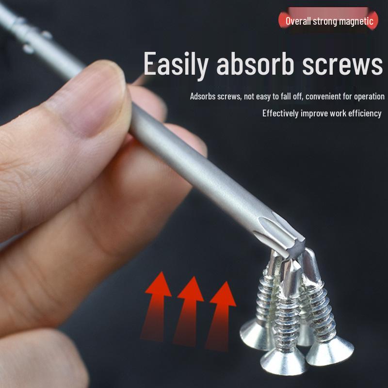 Nigao S2 Torx 801 Electric Screwdriver Bit, Solid Star-Shaped, 5mm Round Shank.
