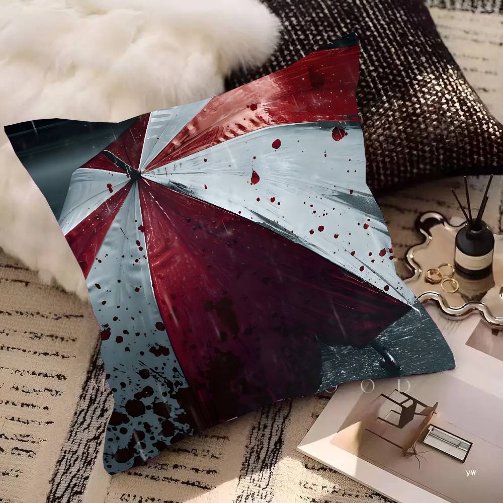 Resident-Evil 8 Village Game Pillow Case Square Pillow Bedroom Sofa Leisure Comfort Cushion Car Living Room Home Decoration