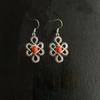 Retro Tibetan Earrings Ethnic Style Versatile Nepalese Niche Earrings Jewelry Stud Earrings Women