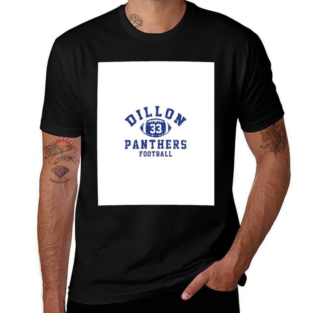 Dillon 33 Panthers Football Tshirt Large Size Casual Tee Shirt