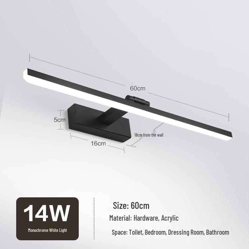 Nordic Minimalist LED Vanity Mirror Light for Bathroom