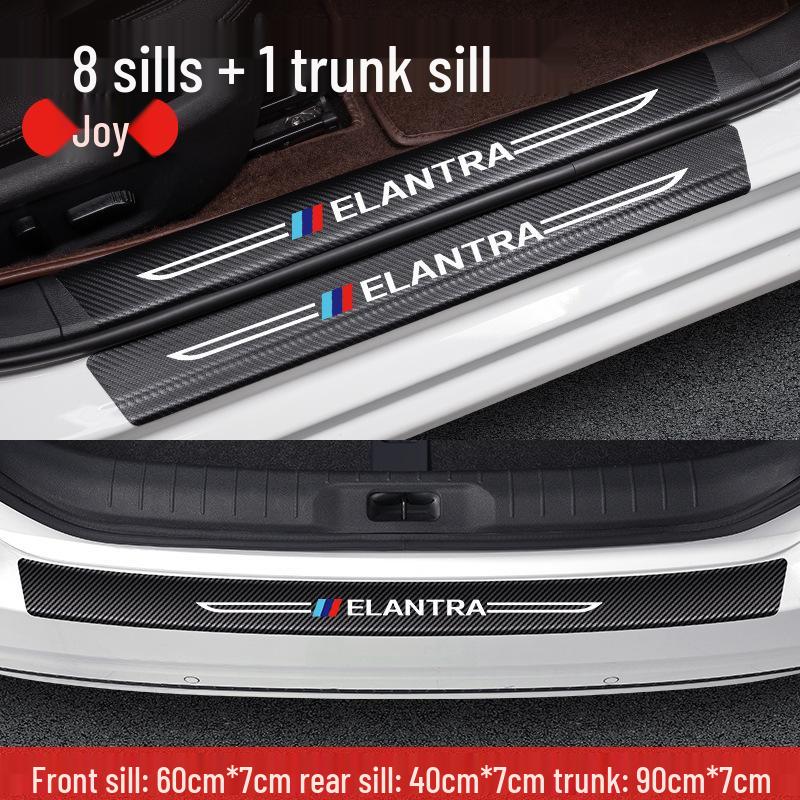 Beijing Hyundai Elantra Interior Sill Protector: Anti-Step Decoration Accessory