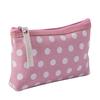 1Pcs Portable Make Up Bags Case Soft Canvas Dot Print Women Cute Cosmetic Bag Toiletries Organizer Travel Storage Bag