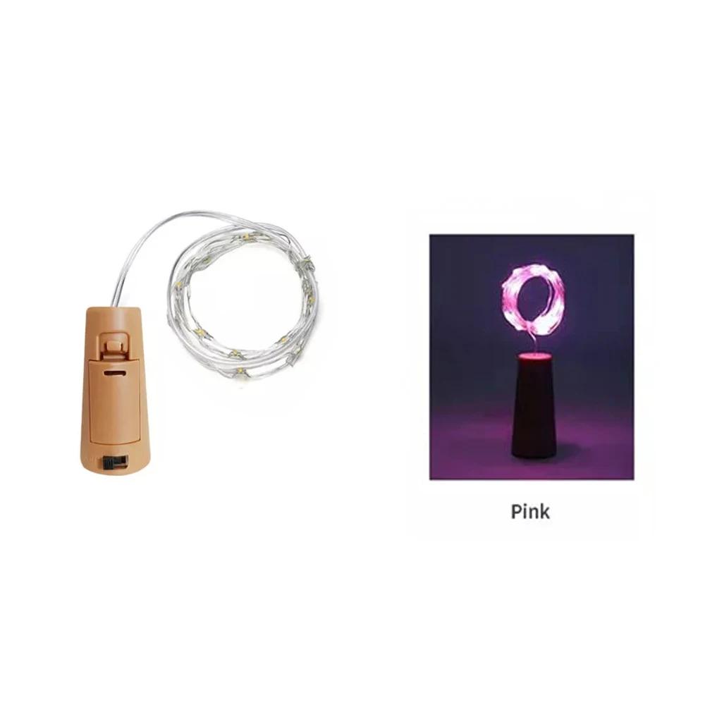 LED Wine Bottle Lights Copper Wire Cork  String Lights waterproof  Garland DIY Fairy Lights Bar Christmas Wedding Decoration