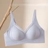 Simple and Elegant Bra with Sexy No Underwire No Scar Smooth Surface Comfortable for Women Gathering and Supporting Bra Push Up Bra