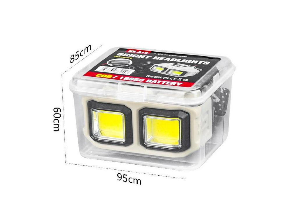 Portable USB Rechargeable Multifunctional Headlamp for Outdoor and Household Use