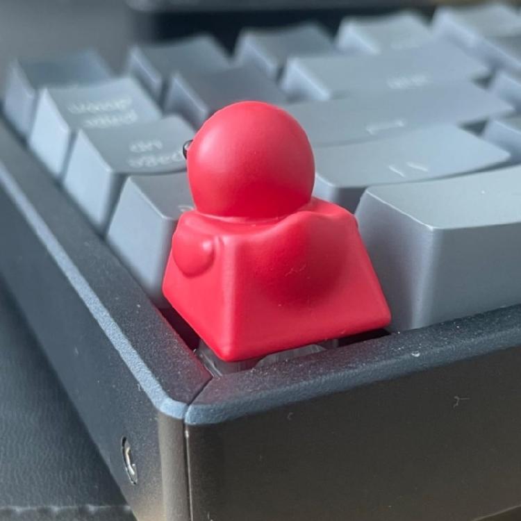 Creative 3D Resin Keycap Cute Cartoon Duck ESC Keycaps for Mechanical Keyboards Switches Decoration