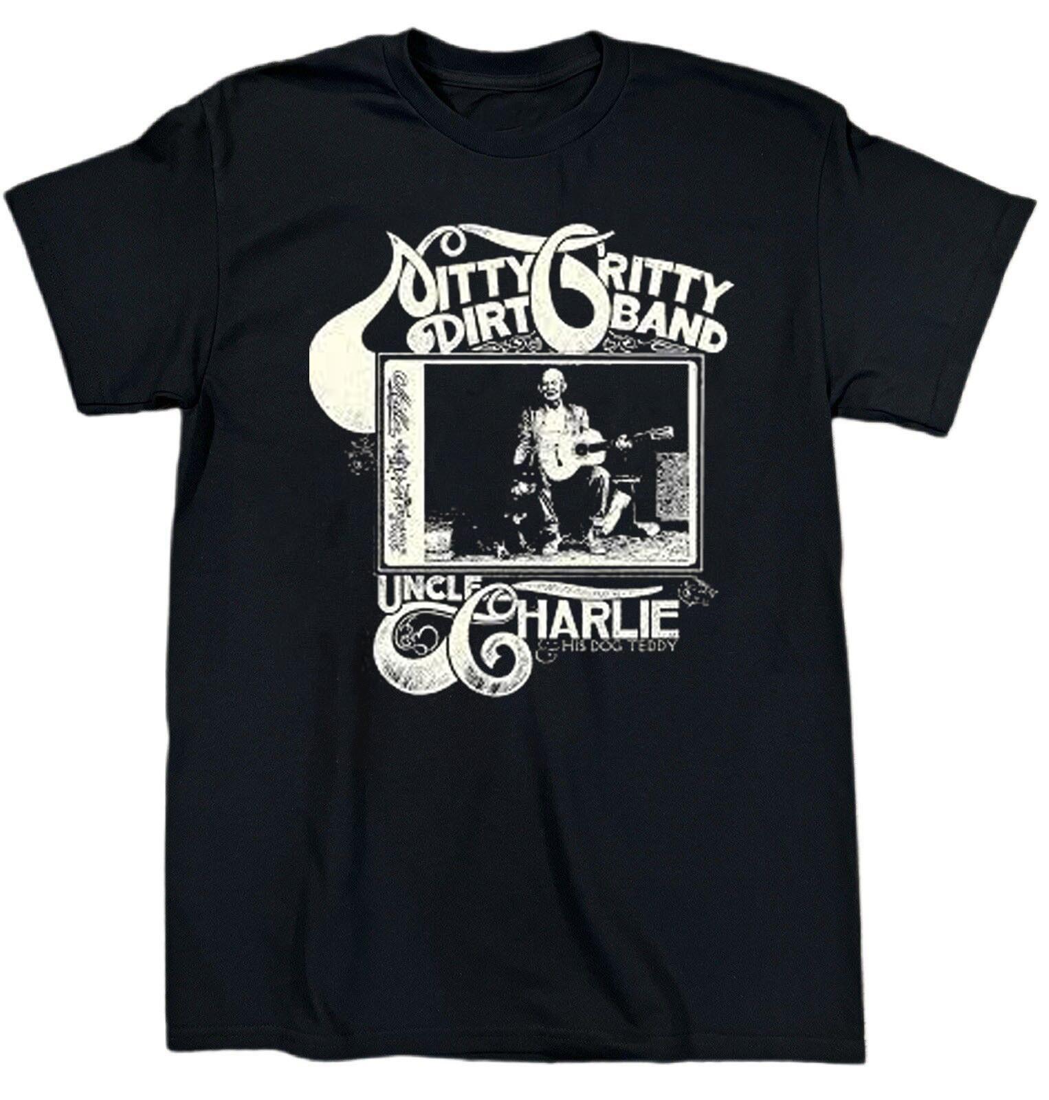 NEW Nitty Gritty Dirt Band Heavy Cotton Black T Shirt S-5XL MC601 M