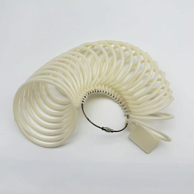 

DIY Plastic HK Sizer, Wrist Measurement Tool for Bracelet Making, 1Set білий
