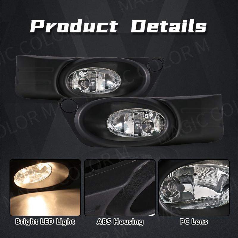 For Honda Fit / Jazz Shuttle 2011 2012 2013 2014 2015 2016 Fog Light Halogen Car Front Bumper Lamp Daytime Running Light DRL 12V