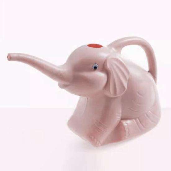 2L Vattningskanna Elefantform Stor Kapacitet Extra Lång Pip Enkel Konstruktion Barn Trädgårdsredskap Enkel Vattenkontroll Trädgård