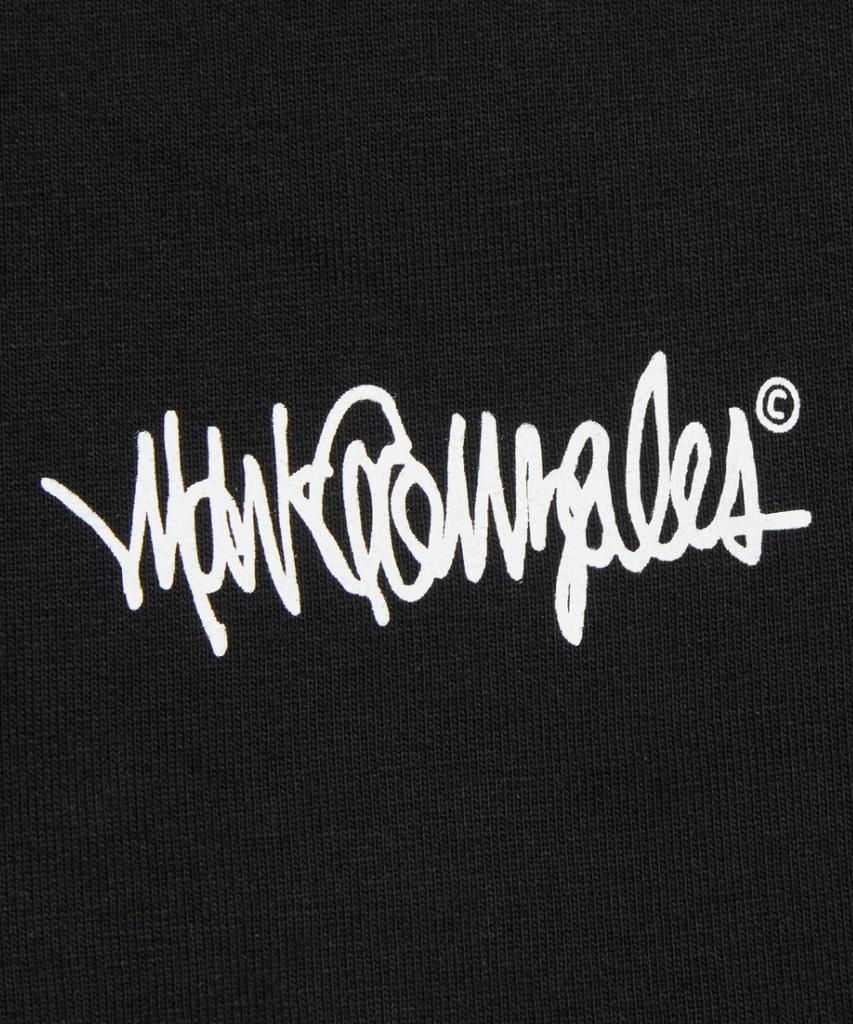 MARK GONZALES Next Sign Logo Long Sleeve T-Shirt - Black