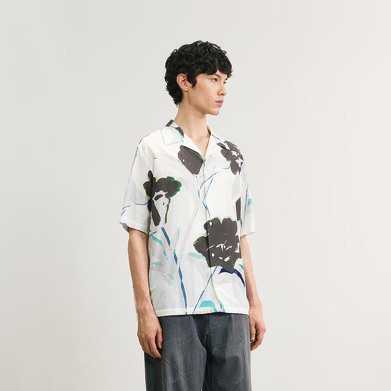 Men's 2025 Summer Cotton-Silk Blend Loose Lapel Shirt