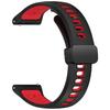 22mm Magnetic Buckle Dual Color Silicone Strap for Coros Pace 4/3/Apex 4 42mm/Apex 2 Pro/Apex Pro/Apex 46mm Quick Release Watch Band