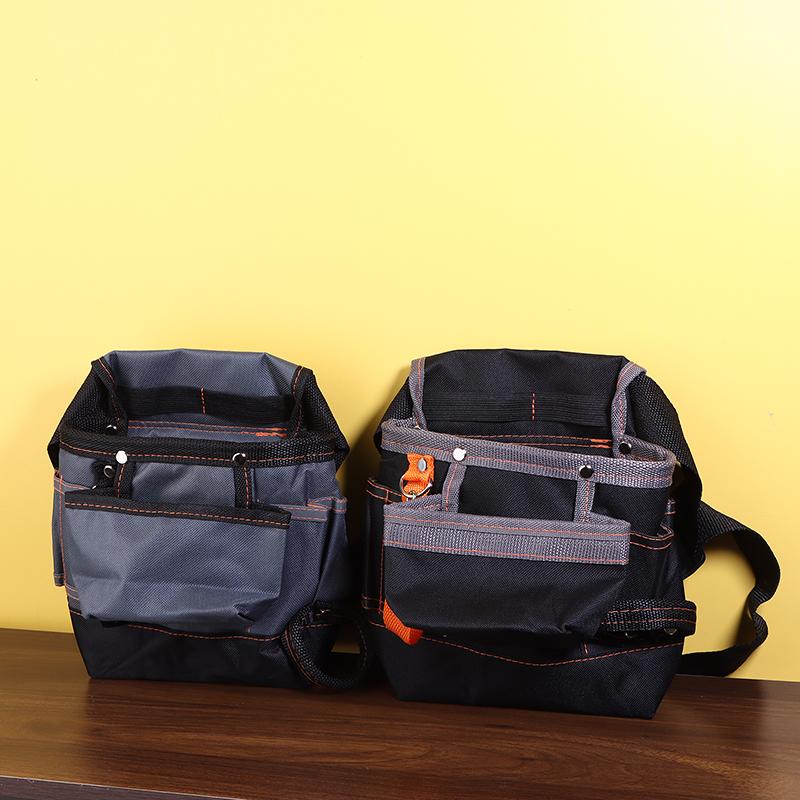 1Pc Multi-use Hardware Maintenance Waist Bag - 600D Oxford Cloth Multi-pocket, Electrician Carpenter Tool Organizer Belt Bag