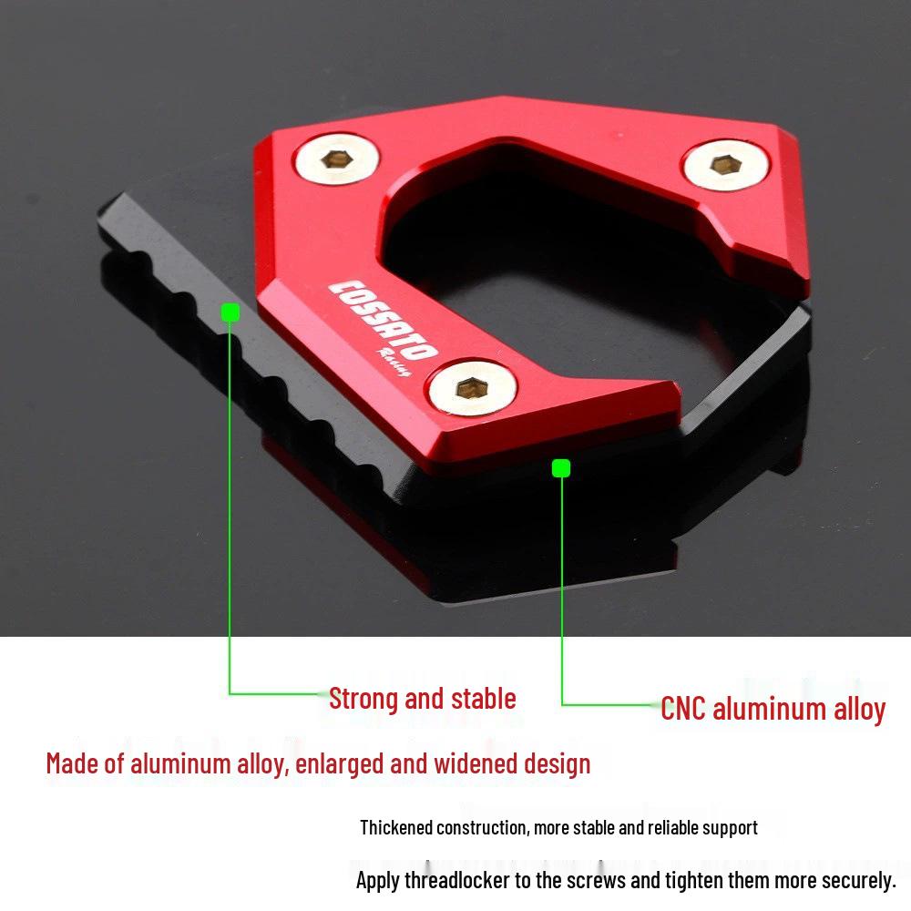 CFMOTO 450SR Modifiziertes Motorrad Anti-Rutsch Seitenständer-Pad Erweiterte Fußstütze