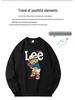 Lee & Mitoo Unisex Casual Fleece-gefüttertes Sweatshirt, 2025 Herbst/Winter Amerikanische Trendmarke