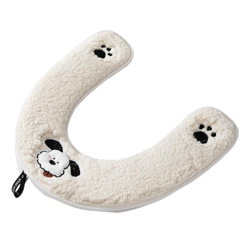 Winter Toilet Seat Cover With Handle Soft Fleece Waterproof Leather Universal Fit Cute Bathroom Accessory