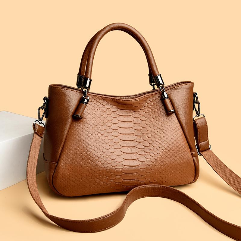 Vielseitige Ein-Schulter-Tasche, Lässige Handtasche, Hochwertig, Großes Fassungsvermögen, Modische und Schlichte Umhängetasche