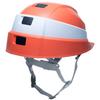 DIC Plastics IZANO2 Folding Line Helmet, Orange/White