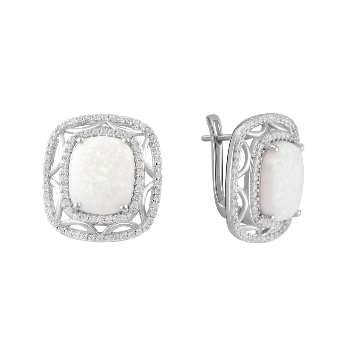 

Срібні сережки з опалом 4.238ct (2085645)