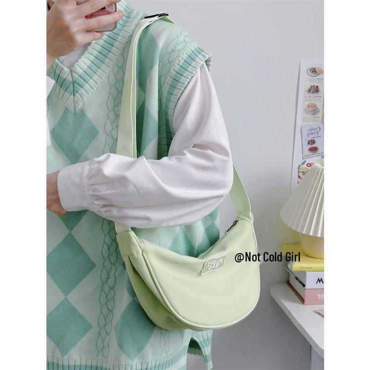 Macaron Minimalist Small Crossbody Bag for Women - Japanese Mori Girl Style