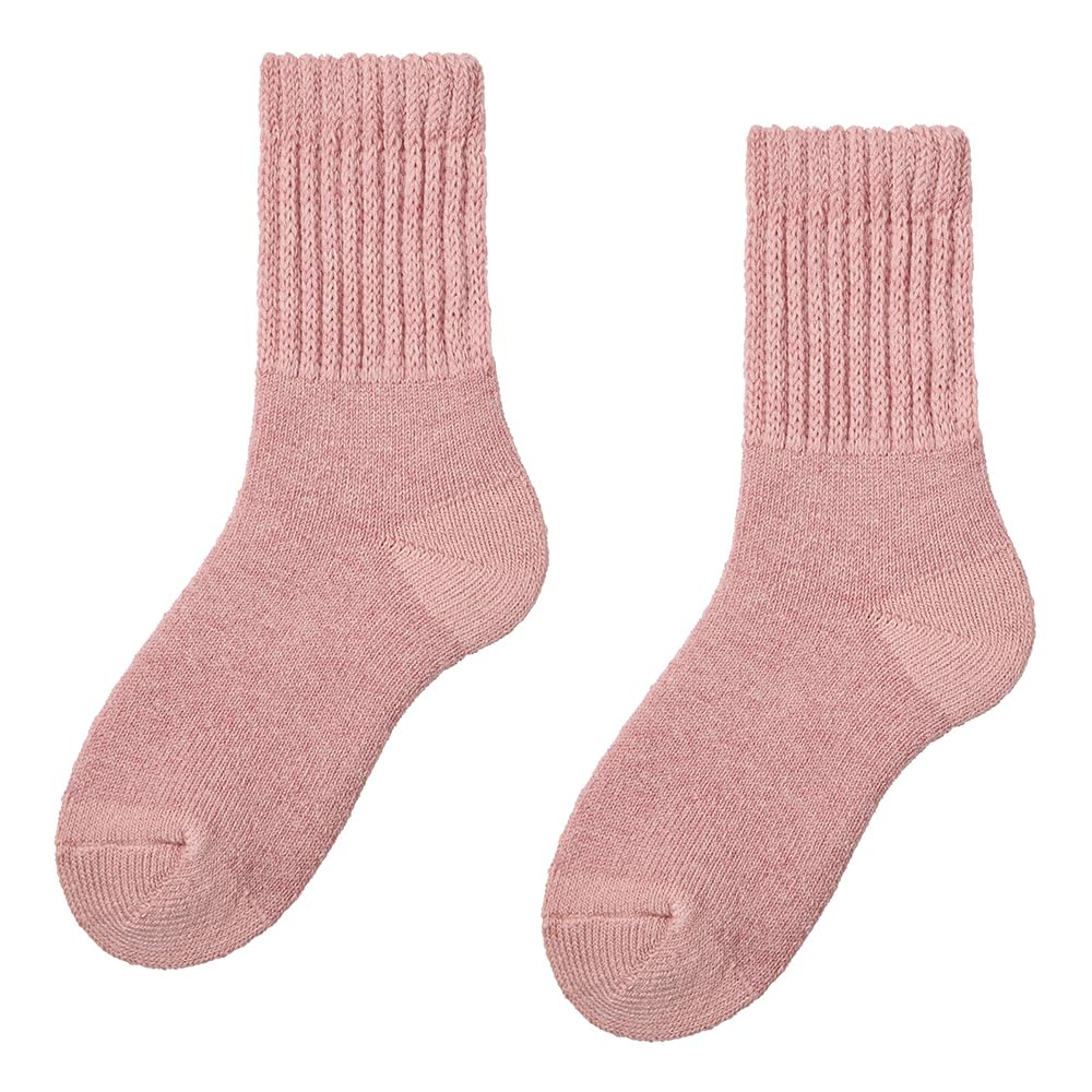 

Gunze Fire Acedron Warm Wool Full Pile Pink Socks, Moisture-Wicking, Heat-Generating, Blend, Knit, Deodorizing, Women s, AGY603, розовый