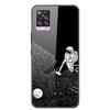 Glass Back Cover For Vivo V20 Pro 5G Case Coque Hard Tempered Glass Case For Vivo V20 Pro 2020 Phone Case Cover Soft Bumper Para