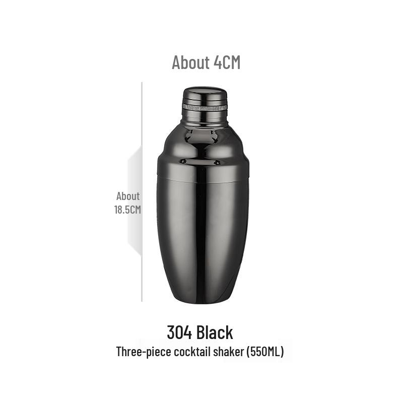 Boston 304 Stainless Steel Cocktail Shaker Set - Bar Tool Kit