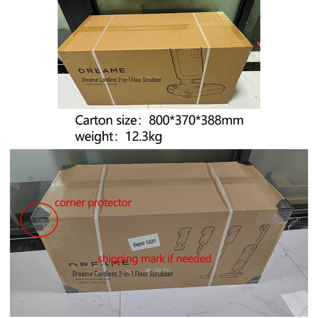 Dreame H14 Dual Floor Scrubber: 180° Flat Wet/Dry Vacuum & Mop Combo